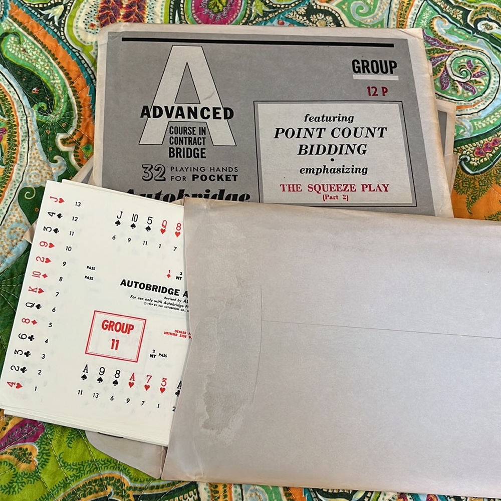 Autobridge  Play Yourself Bridge Game Lot with packets of cards - Picture 6 of 8